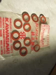 Kawasaki Nos New 92065-037 Oil Pipe Banjo Gasket F5 Kz W1SS W2SS Qty 10. Fixed Price $22.75.