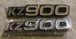 Side Cover Emblem Badge Single For Kawasaki KZ900, A4-A5 1976-1977 56018-233. Fixed Price $40.00.