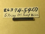 Harley 26374-54 Spring, Oil Pump Relief Valve Ovh Big Twin Late 1954-1972. Fixed Price $10.50.