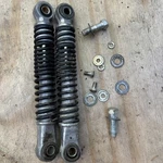 1996 Suzuki JR50 Rear Shock Absorbers With Complete Hardware Set. Fixed Price $40.00.