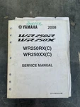 2008 Yamaha WR250RX(C) WR250XX(C) Service Manual LIT-11616-21-66. Fixed Price $19.99.