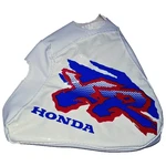 Gas Tank Cover For Honda XR600R 1993 White Base, Blue - Red. Fixed Price $60.00.