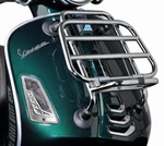Front Chrome Luggage Rack Original Piaggio Vespa Gts 125-300 / Gtv. Fixed Price $402.87.