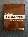 2002 Suzuki LT-A400/F Service Repair Workshop Manual Oem 99500-43040-01E. Fixed Price $23.00.