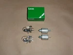 Genuine Lucas 54419827 Points 54420128 Condenser Set '68-'72 Triumph 500 650. Fixed Price $89.00.