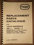 Triumph T120R TR6R TR6C Parts Book Manual 1972 TP42 99-0953 Usa Models. Fixed Price $18.43.