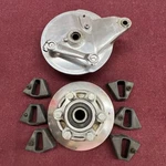 Oem 1968 1969 1970 Yamaha 250 DT1C-MX Rear Wheel Clutch Hub & Brake Plate. Fixed Price $73.00.