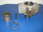 Harley Aermacchi Sprint 350 Ss Sx 74MM Stock Bore Cylinder & Piston 16504-73P. Fixed Price $285.00.