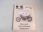 Used Genuine Oem Kawasaki Service Repair Manual ELIMIMATOR600 99924-1185-52. Fixed Price $19.25.