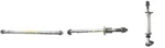 1993 Suzuki Gsx 600 Fp Katana Front & Rear Axles Wheel With Swingarm Bolt Oem. Fixed Price $51.30.