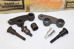Harley Flathead 45 Wla Wr Springer Fork Rocker Plates & Studs Set. Fixed Price $175.00.