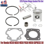 For Honda NC50 NA50 NX50 PA50 NU50 Express Std Piston Rings Gasket Pin Set Us. Fixed Price $19.34.