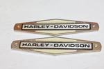 1966-1972 Harley-davidson Fl Shovelhead Xlh Xlch Gas Tank Emblems 61771-66. Fixed Price $400.00.