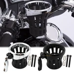 Handlebar Cup Holder For Harley Softail Drink Bottle Support Basket Chrome/black. Fixed Price $44.99.