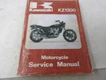 1979-1983 Kawasaki KZ1300 Motorcycle Service Manual, Part # 99924-1015-04. Fixed Price $28.00.