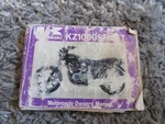1979 Kawasaki Kz 1000 St Owners Manual Original. Fixed Price $40.00.