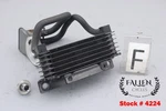 2013 Harley Road King Cvo Engine Oil Cooler Core + Adapter Mount Granite #4224. Fixed Price $149.99.