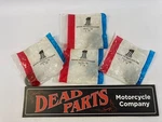 Harley Nos Oem 18221-36 Upper Valve Spring Collars Quantity 4. Fixed Price $63.00.