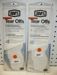 100% Goggle Tear-offs 2602-0940 51018-101-20 New Pair. Fixed Price $29.99.