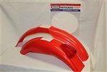 Red Preston Petty Isdt Rear Enduro & Mx Front Fender Number Plate Honda Ossa. Fixed Price $124.95.