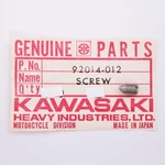 Kawasaki Seat Lock Screw Part Number 92014-012. Fixed Price $12.99.