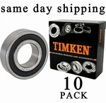 (qty. 10) Timken 6003-2RS High Quality Two Side Sealed Ball Bearings 17X35X10MM. Fixed Price $46.35.