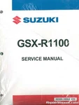 1989-1992 Suzuki GSX-R1100 Motorcycle Service Manual : 99500-39092-03E. Fixed Price $116.40.