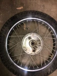 71,72 Yamaha DT1 250 RT1 360 Front Wheel And Brake, 227-25111-00-00. Fixed Price $99.00.