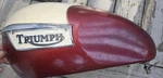 Oem Triumph 650 Gas Tank 1971 1972 T120R Bonneville TR6 Tiger Oif Fuel Petrol. Fixed Price $650.00.
