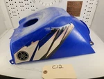88-06 Yamaha Blaster Fuel Gas Tank Cover Plastic Blue. Fixed Price $35.00.