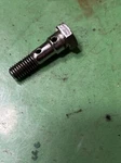 Kawasaki H2 H1 KH500 KH400 S3 S2 S1 Oil Pump Line Banjo Bolt 92060-010-79. Fixed Price $12.00.