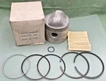 New Genuine Dixie J-17551 Piston Kit With Rings, 3-3/16 Bore O/s .070, Harley. Fixed Price $37.90.