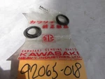 New Kawasaki F6 F7 G4TR KV100 Oil Tank Cap Gasket (2) Nos 92065-018. Fixed Price $7.23.