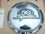 No.s 2007 Harley Davidson Sportster Chrome 50TH Anniversary Derby Cover 25871-07. Fixed Price $84.00.