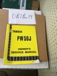 Yamaha PW50J Owners Service Manual Lit 11626-03-10. Fixed Price $12.89.