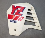 Yamaha YZ125 Left Side Radiator Cover Scoop Shroud 1987 1988. Fixed Price $40.00.