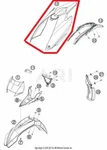 New Oem Husaberg 390 Rear Fender Fairing White 2010. Fixed Price $109.95.