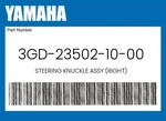 Yamaha Genuine Steering Knuckle Assy (right) 3GD-23502-10-00. Fixed Price $586.49.