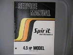 Arctic Enterprises Spirit Outboards Service Manual 1977 4.5HP Model 0153-103. Fixed Price $27.47.