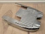 Oem Harley Panhead Flh Shovelhead Under Seat Frame Battery Ribbed Chrome Cover. Fixed Price $219.99.