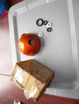 Nos Yamaha AT2 AT3 1972-73 Oem Headlight Bucket Mandarin Orange 261-84330-60-71. Fixed Price $164.99.