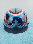 Cyber U-72 Lethal Threat Designs Us Eagle Helmet Blue Medium. Fixed Price $21.39.