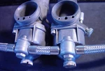 Norton Commando, Oem, Stainless Steel Fuel Line Assembly, Twin Amal. Uk. Fixed Price $119.95.