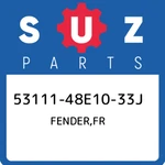 53111-48E10-33J Suzuki Fender,fr 5311148E1033J, New Genuine Oem Part. Fixed Price $246.08.