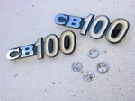 Pair Honda K0 K1 Side Frame Cover Emblem Badge Set With Mount Clips. Fixed Price $38.98.