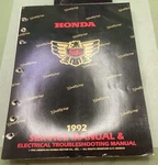 Gen. Honda 61MY400-AH GL1500 Service And Electrical Troubleshooting Manual '92. Fixed Price $82.91.