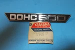 Nos Yamaha Emblem Badge 1973-1974 TX500 1975 XS500 371-21787-00. Fixed Price $12.95.