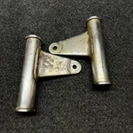 76-77 Kawasaki KE175 125 Oem Fork Cover Bracket Left Right Mounts Slide Assy. Fixed Price $24.59.