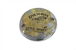 Gold Inlay Live To Ride Ignition System Cover For Harley-davidson. Fixed Price $61.99.