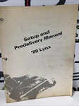 Used 1980 Arctic Cat Snowmobile Lynx Setup & Pre-delivery Manual 0185-162. Fixed Price $9.99.